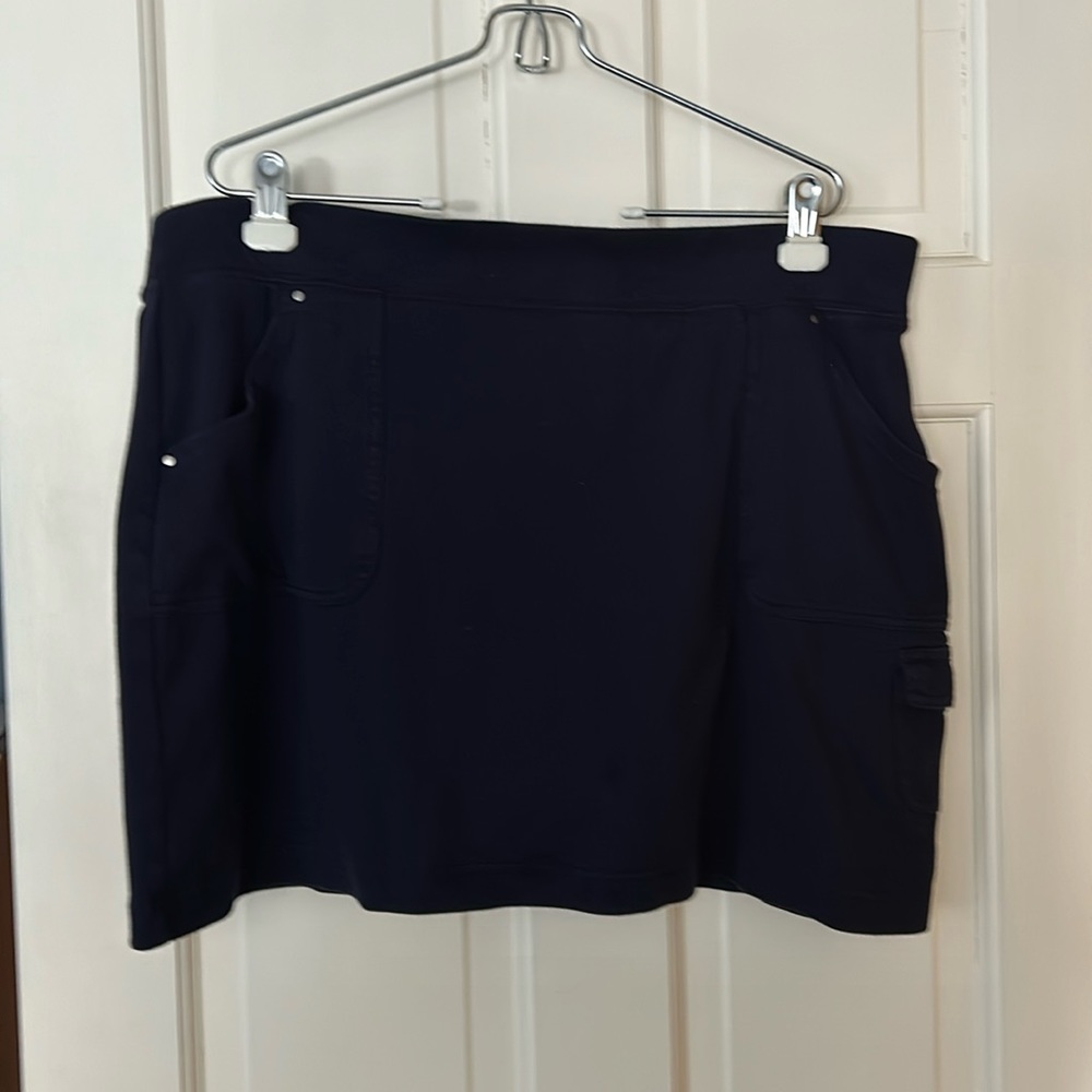 Croft & Barrow XXL Navy Cargo Skort